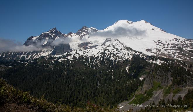 Image of Kulshan (Mt Baker) from Park Butte in Washington